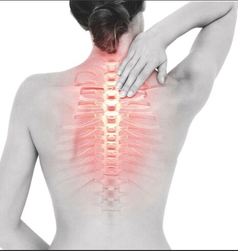 osteochondrosis នៃតំបន់ Thoracic